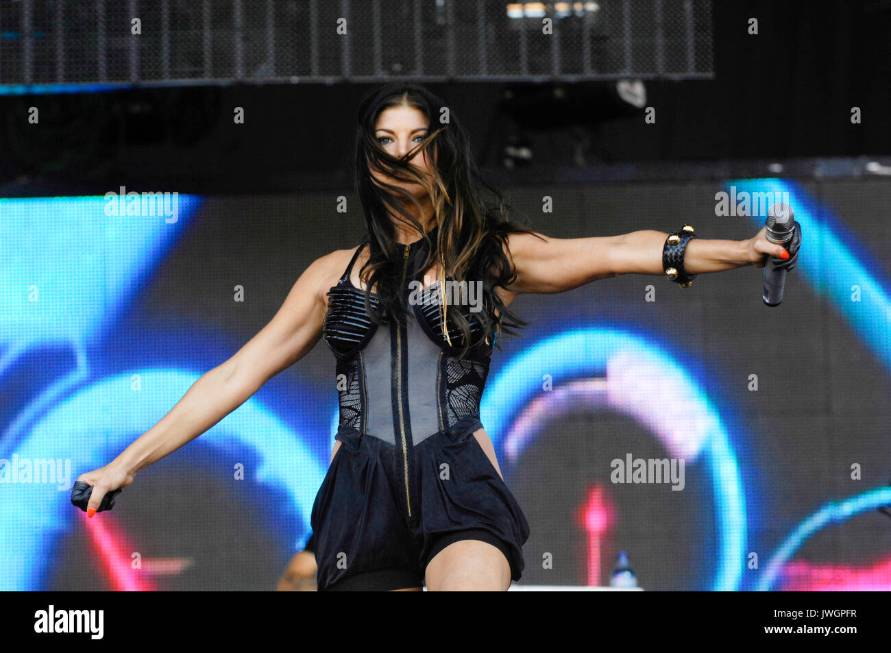 Fergie Black Eyed Peas performs 2009 Outside Lands Festival Golden Gate