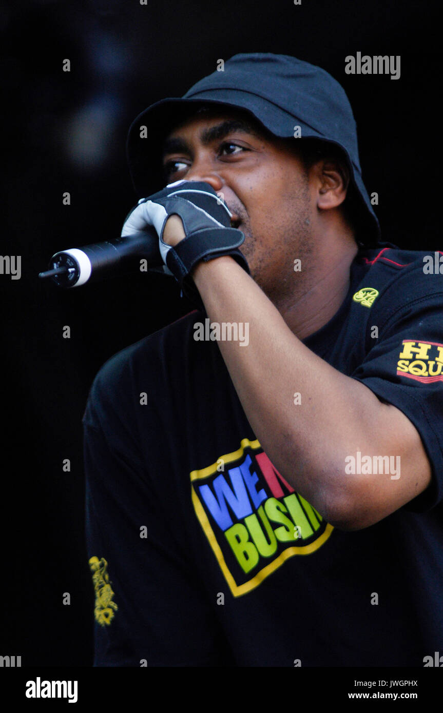 EPMD performs 2007 Rock Bells Festival San Bernardino,CA Stock Photo