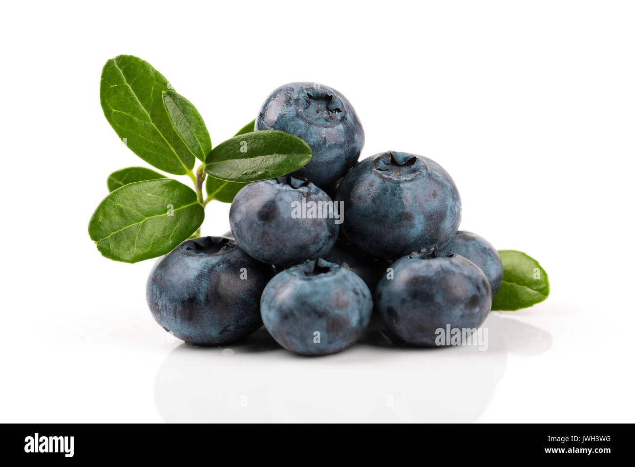 blueberries isolated on white background Stock Photo