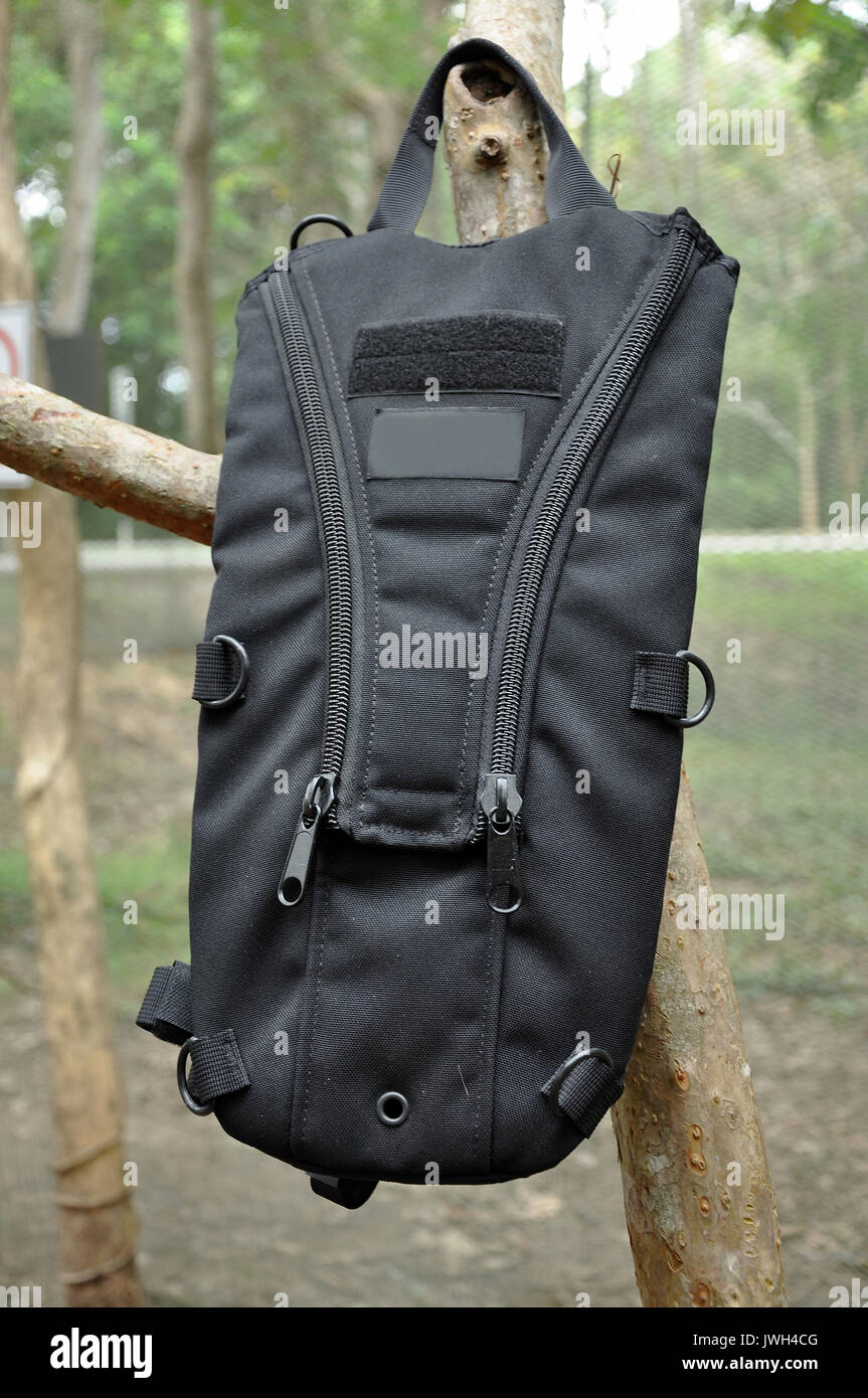 The Camelback hydration system or camel bag is backpack containing drinking  water Stock Photo - Alamy