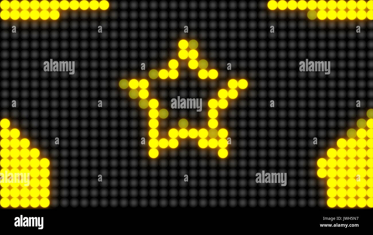 LED Light wall. Star formation Stock Photo - Alamy