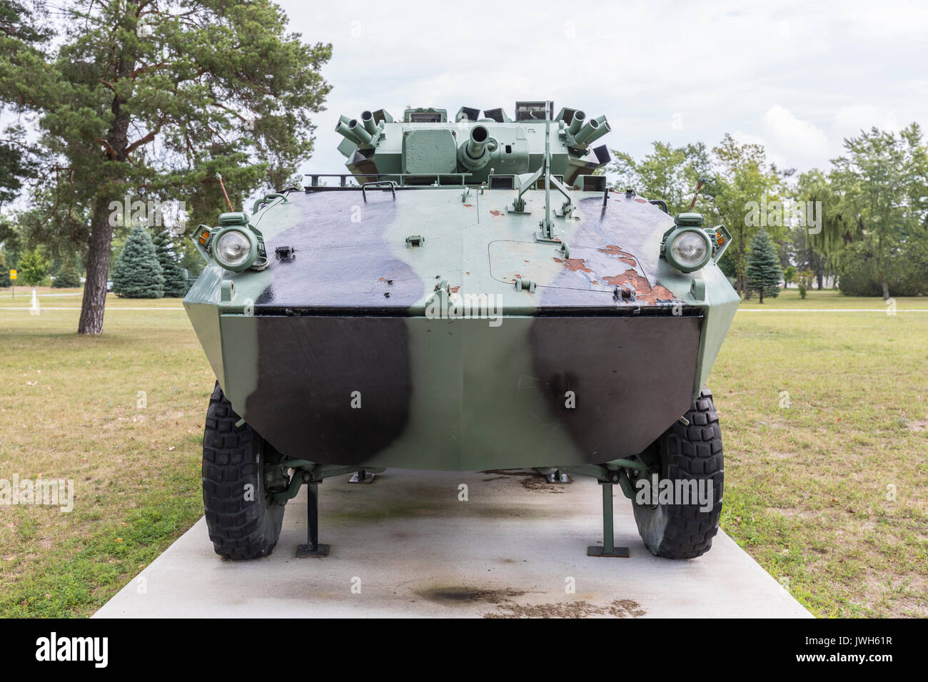 Military Armoured Vehicles Stock Photo