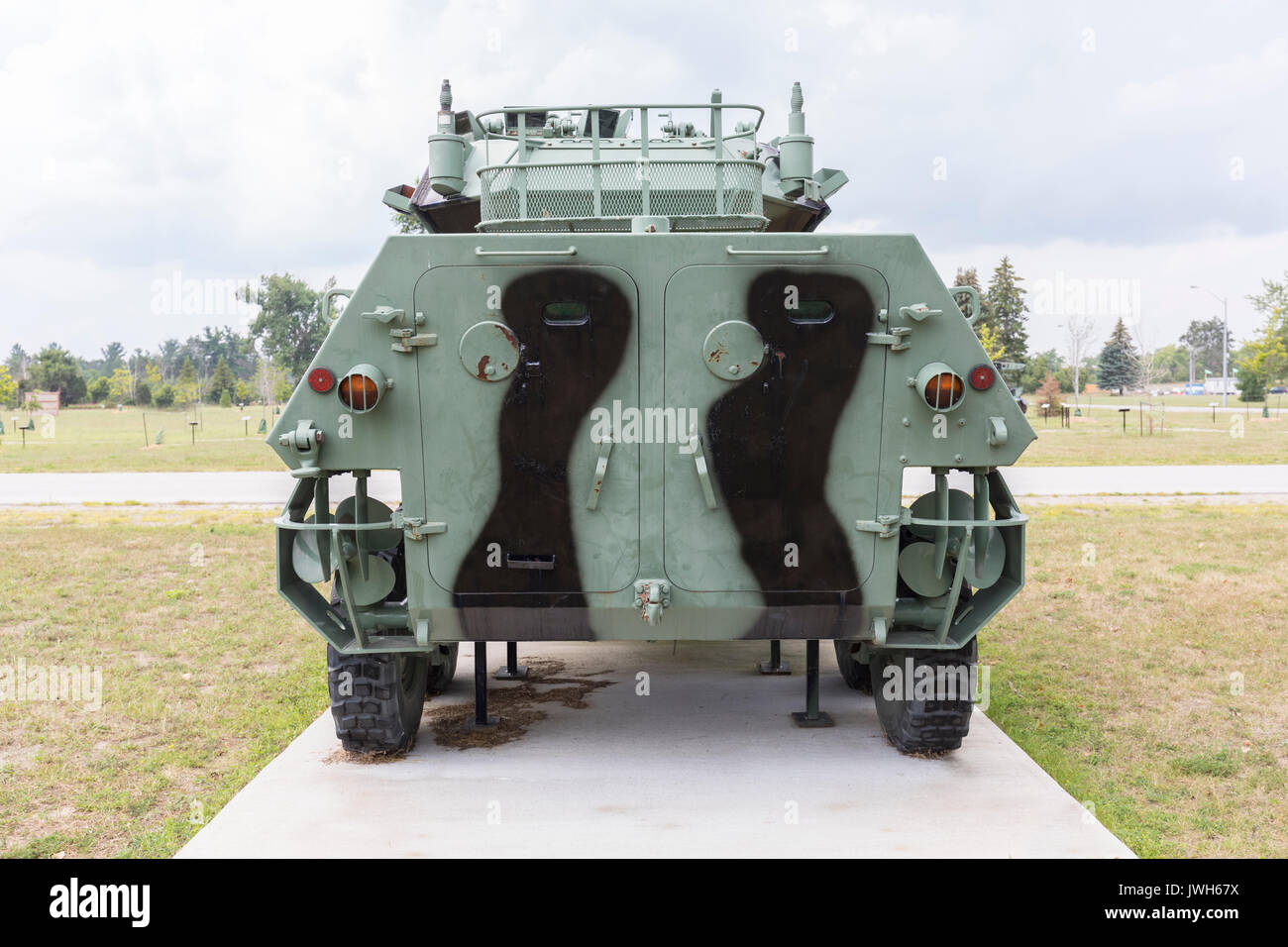 Military Armoured Vehicles Stock Photo