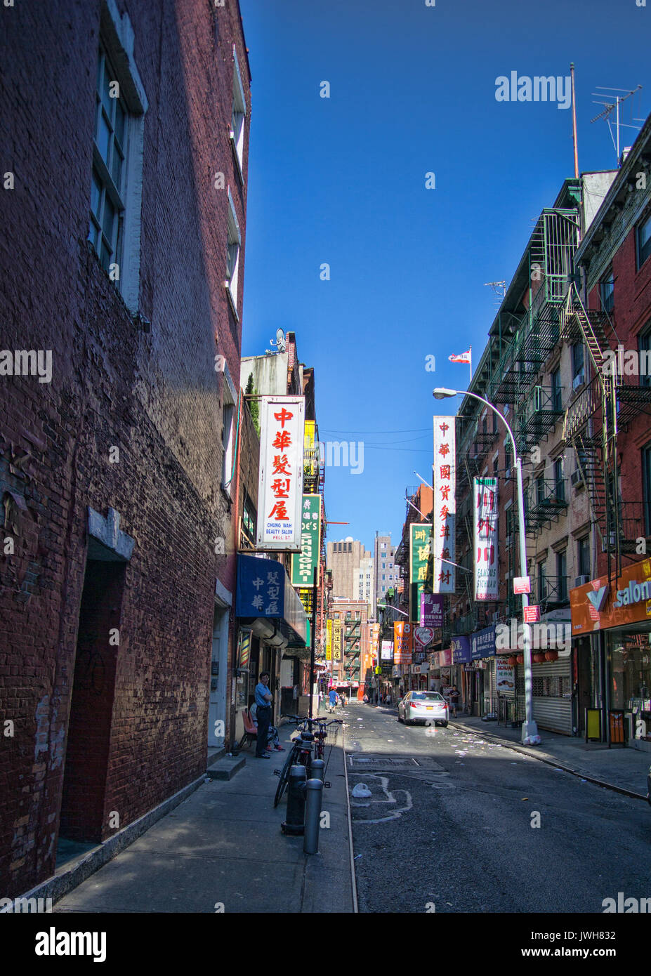 street in chinatown Stock Photo