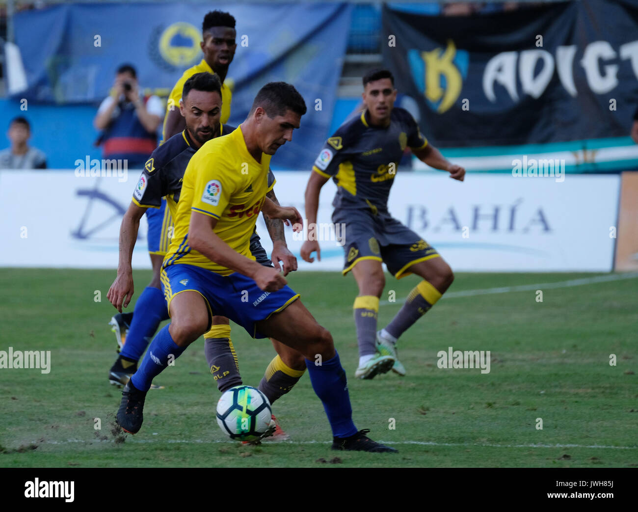 Soccer match Cadiz vs Las Palmas during LXIII Ramón de Carranza Trophy at  the Ramon Carranza stadium in Cadiz, Spain on Friday 11 August 2017 Stock  Photo - Alamy