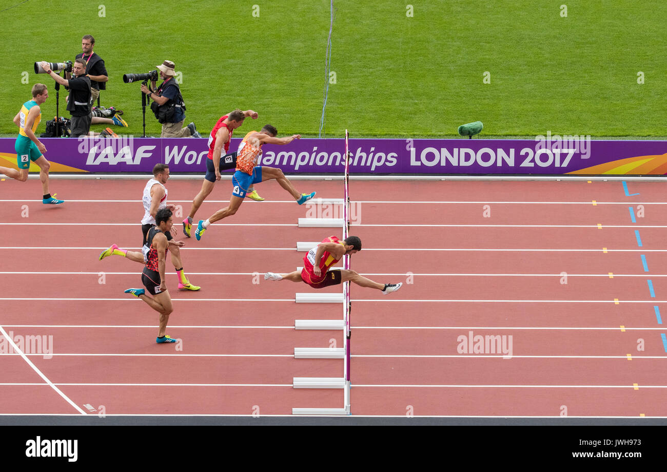100m hurdles race hi-res stock photography and images - Alamy