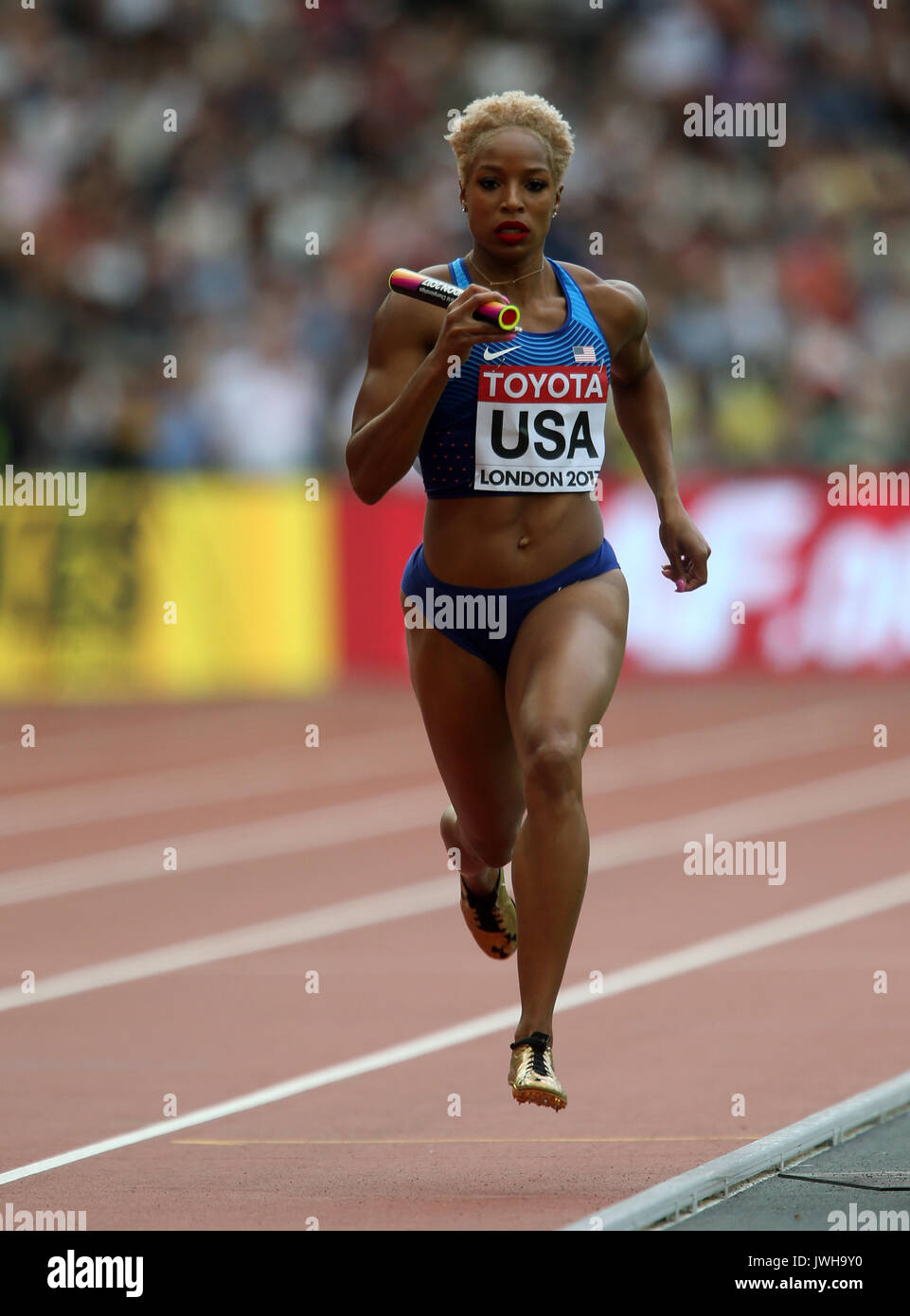 USA athlete sprinter Natasha Hastings at the Alexander Stadium in  Birmingham,UK Stock Photo - Alamy