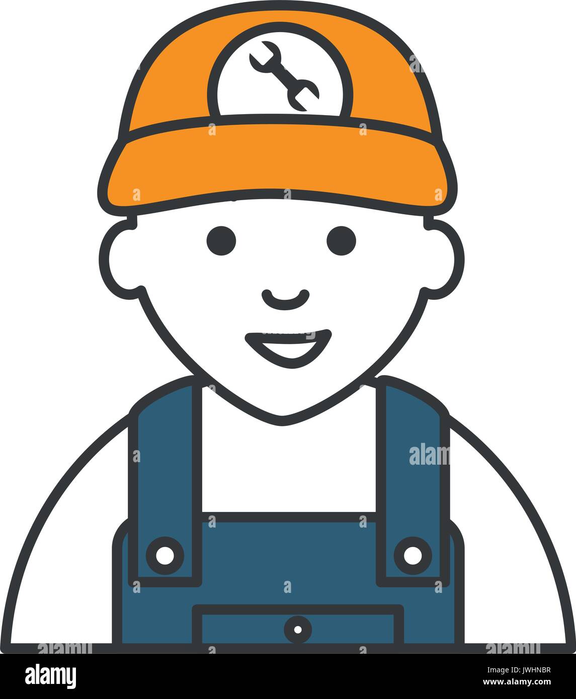 Mechanic avatar character icon vector hi-res stock photography and ...