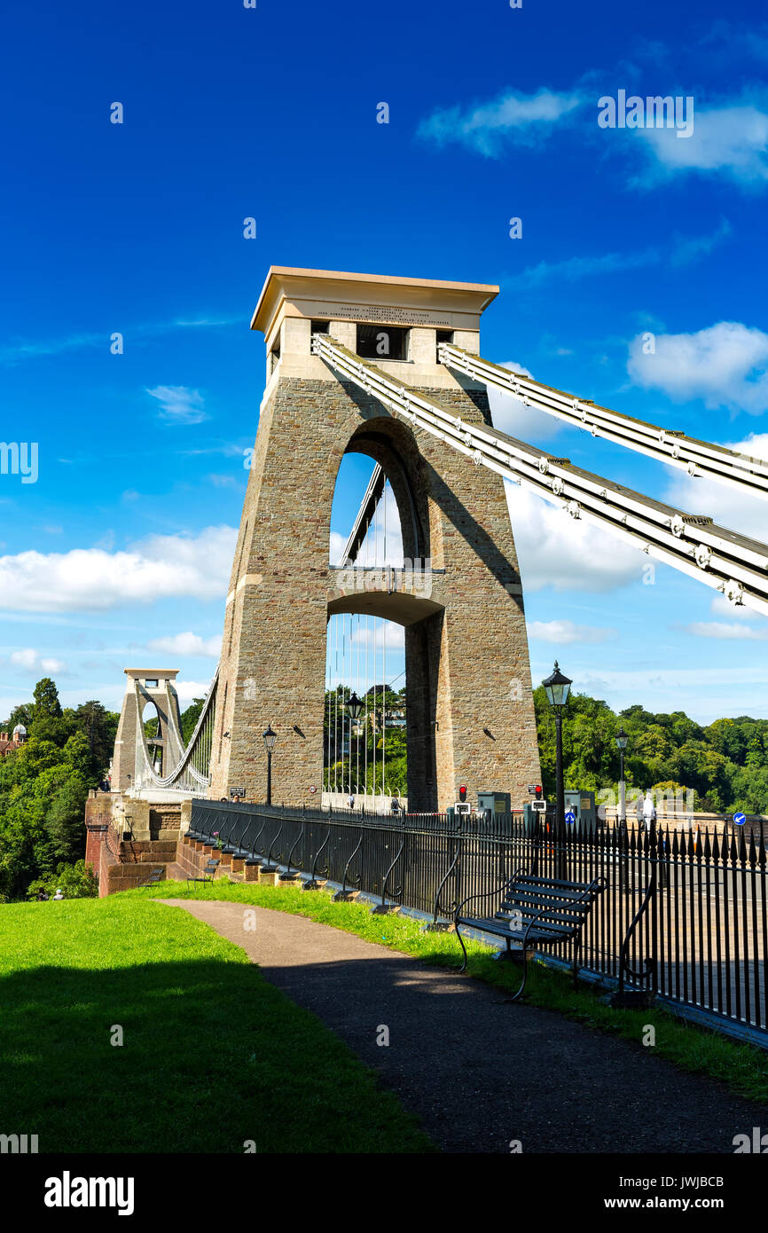 Clifton Suspension Bridge, Bristol, Avon, England, UK Stock Photo