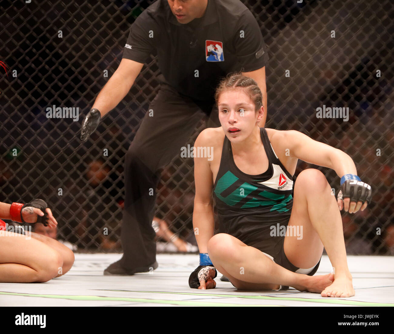 Alexa Grasso takes Randa Markos during UFC Fight Night 114 Mexico  City,Mexico Stock Photo - Alamy