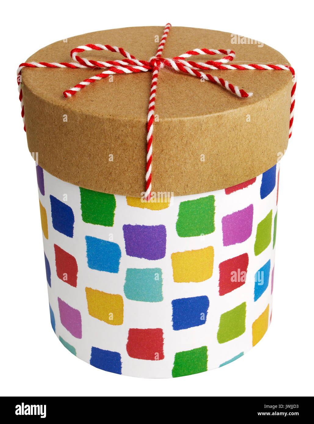 Round Gift Boxes Stock Photo