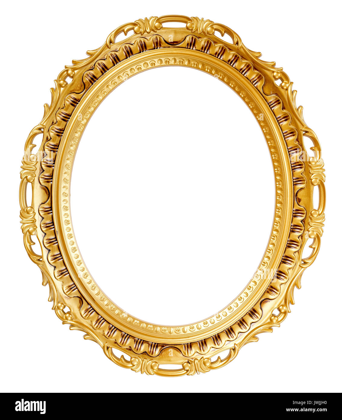 Gold Painted Picture frame Stock Photo
