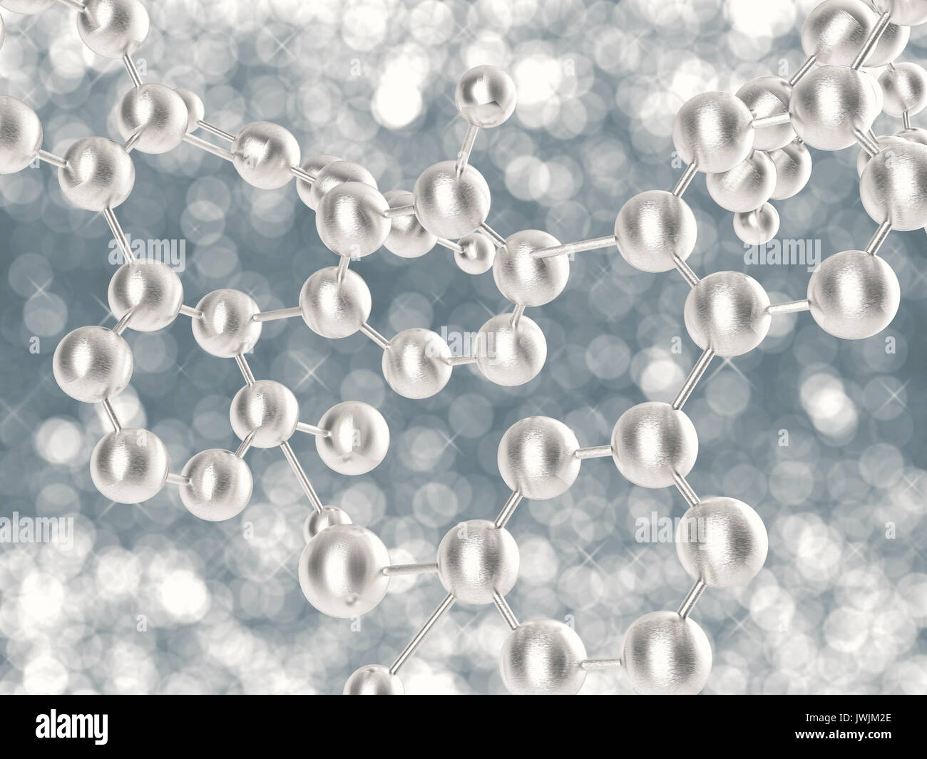 3d rendering circular molecule structure Stock Photo - Alamy