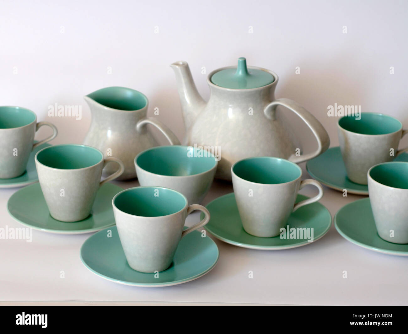 Set for tea made by Poole Pottery, Made in England. Twintone Stock