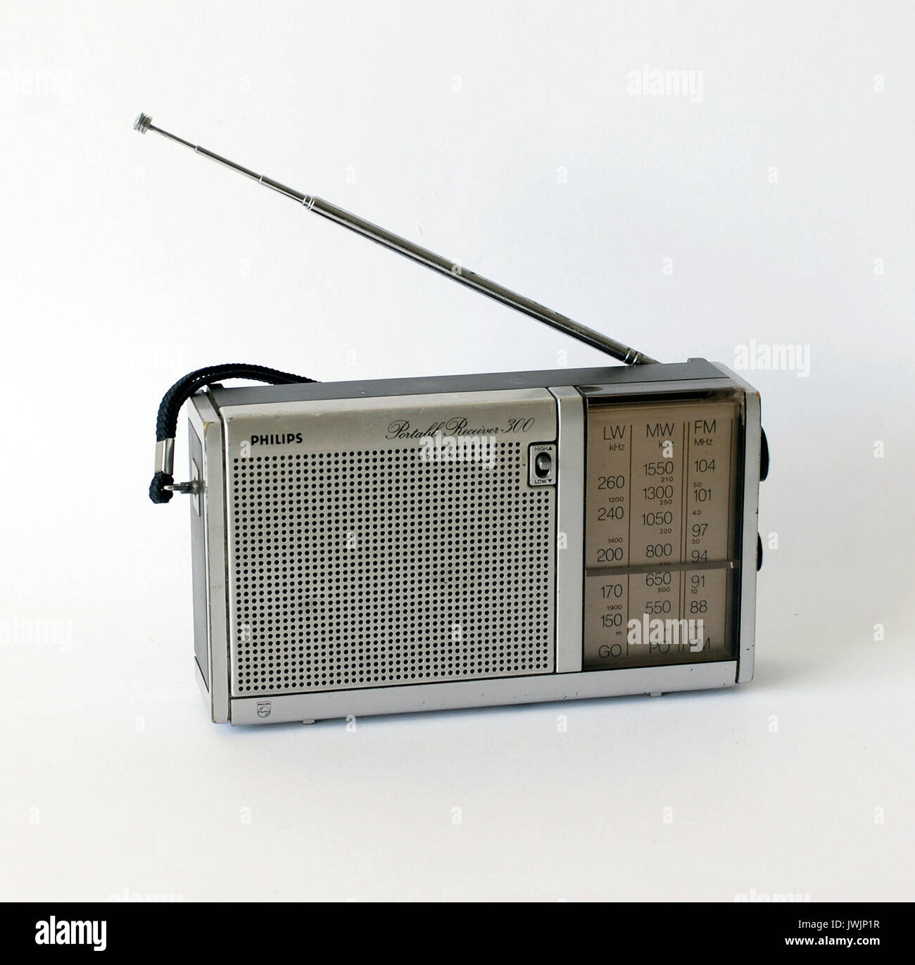 Vintage radio transistor Philips designed by Simeon Nikolov, Made in  Singapour Stock Photo - Alamy