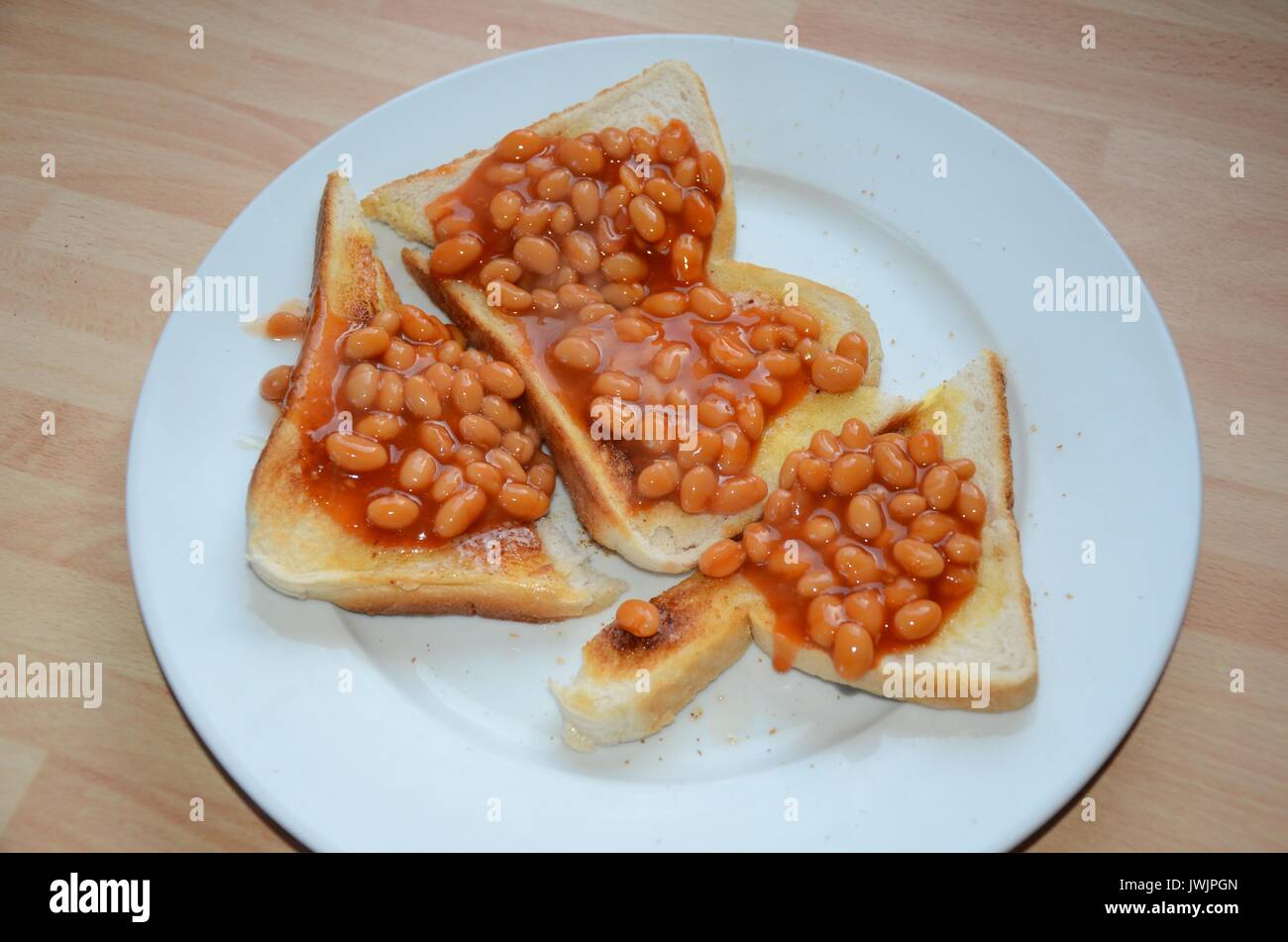 beans on toast Stock Photo Alamy