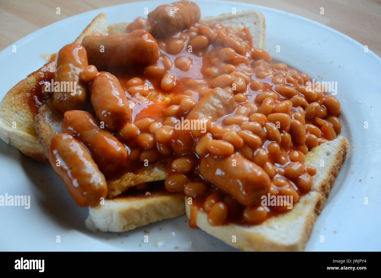beans on toast Stock Photo Alamy
