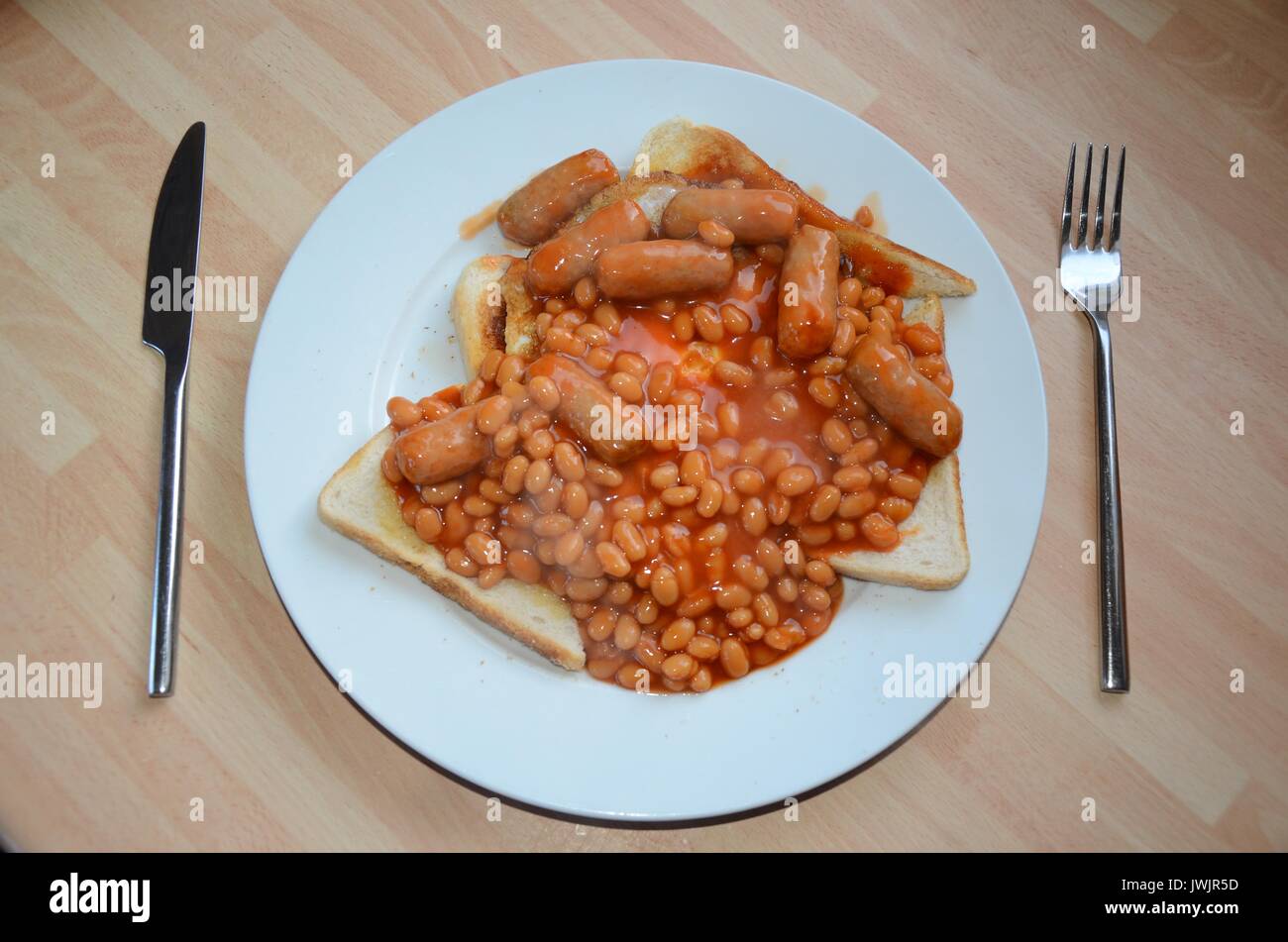 beans on toast Stock Photo Alamy
