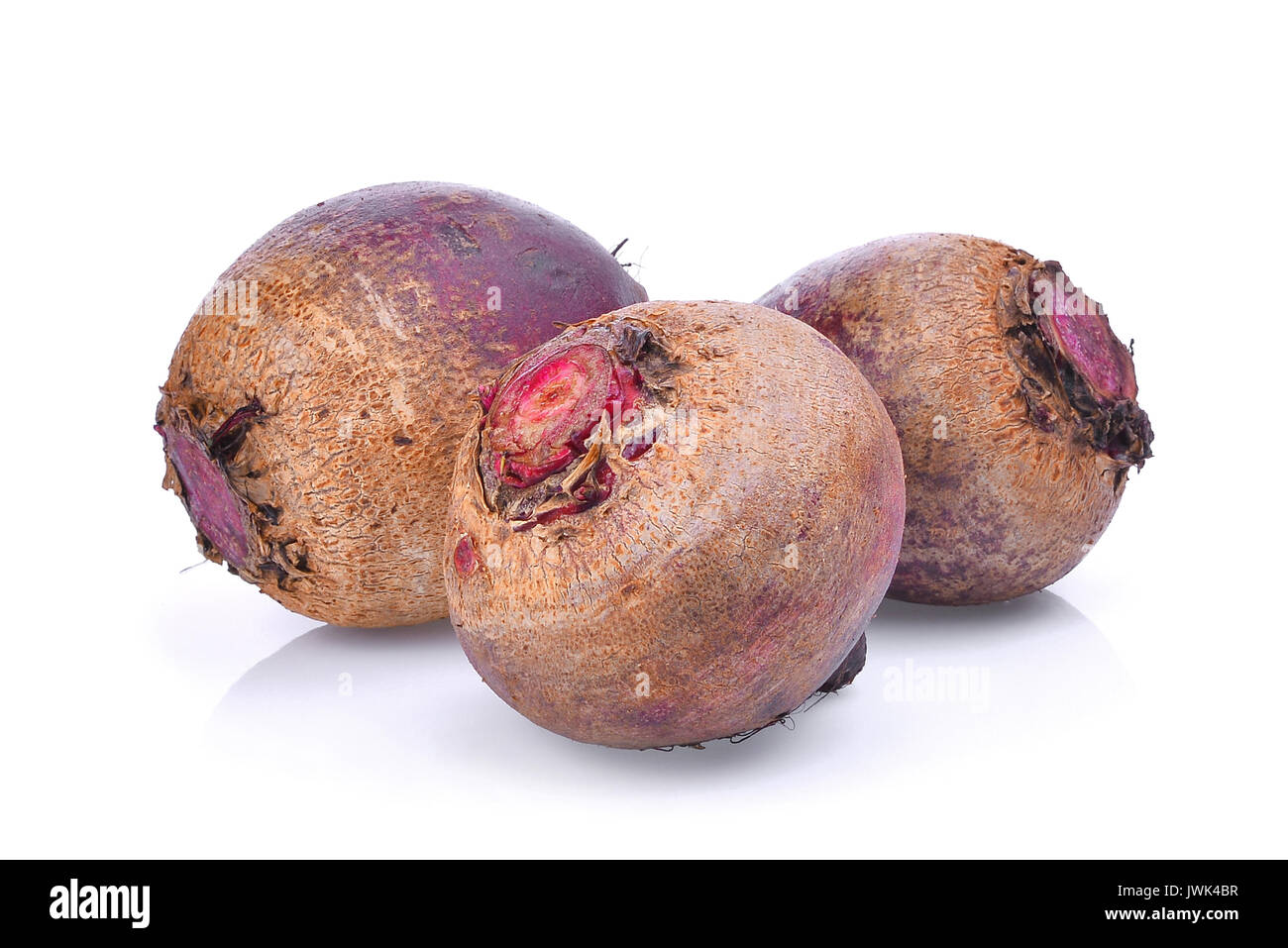 fresh beetroot isolated on white background Stock Photo