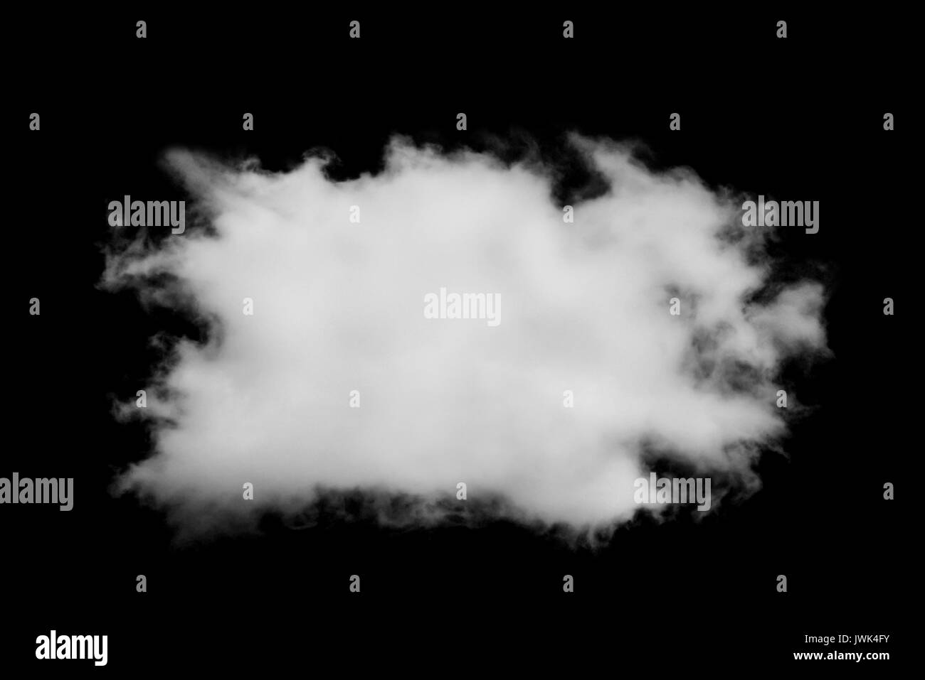 white cloud isolated on black background Stock Photo - Alamy