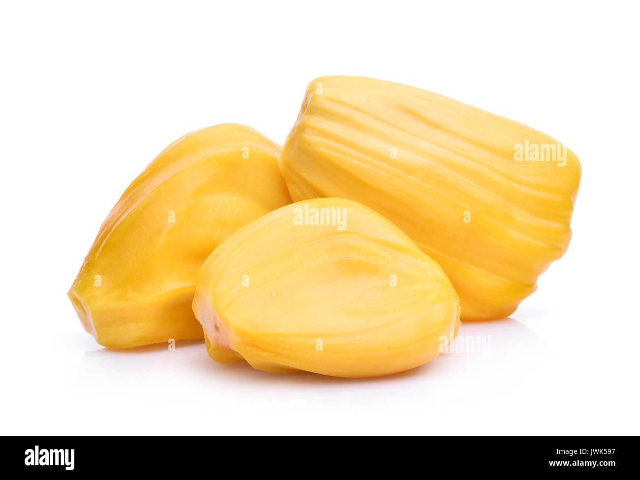 ripe jackfruit isolated on white background Stock Photo - Alamy