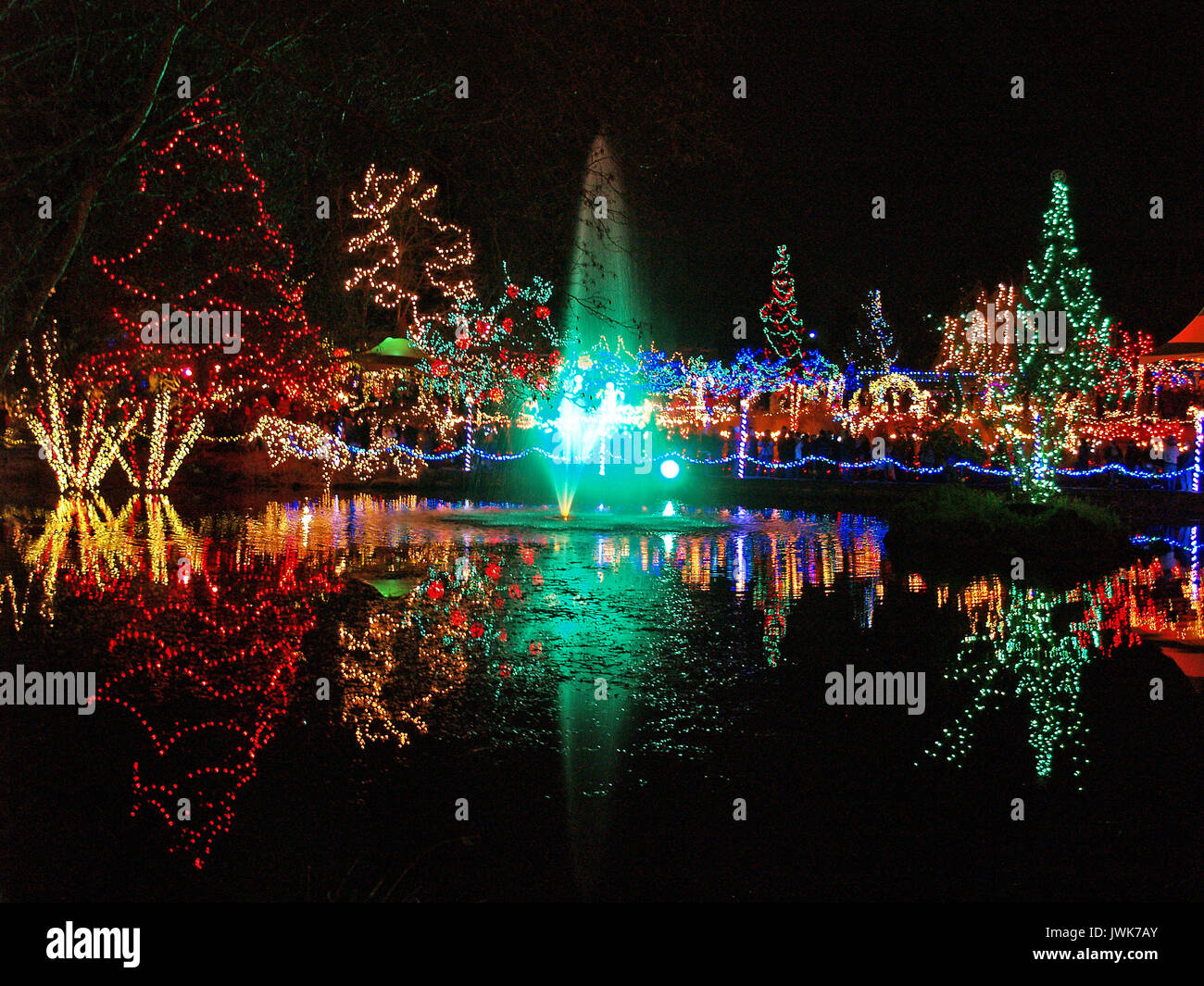 Christmas light display,Van Dusen Par,Vancouver,BC Stock Photo Alamy