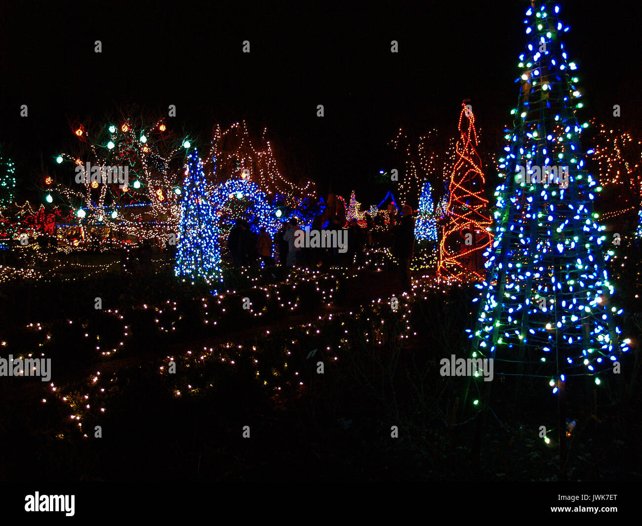 Christmas light display,Van Dusen Par,Vancouver,BC Stock Photo Alamy
