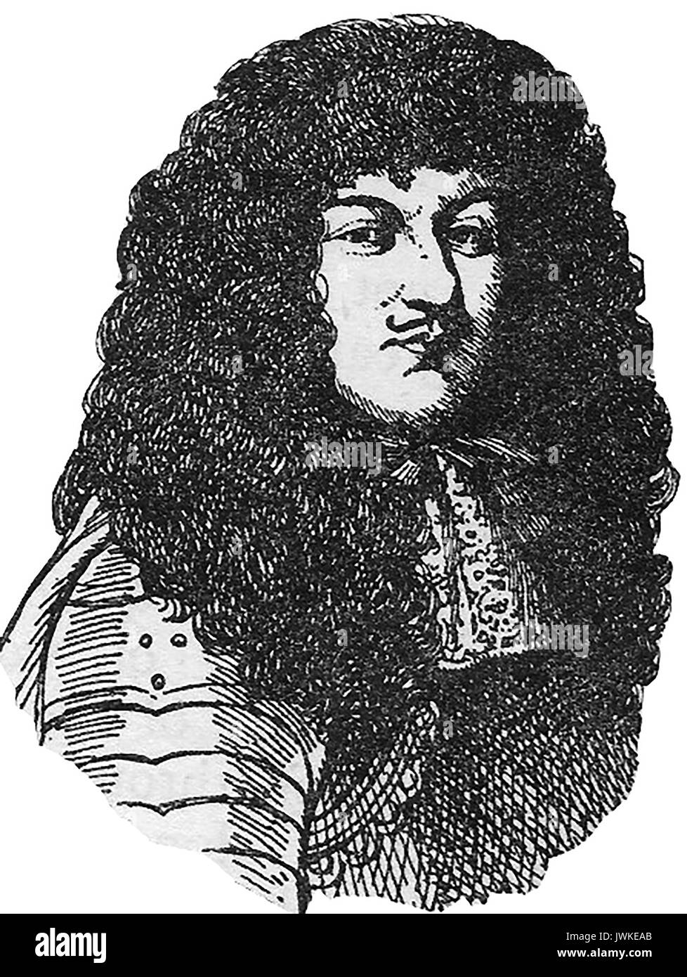 An early portrait of King Louis XIV of France Stock Photo