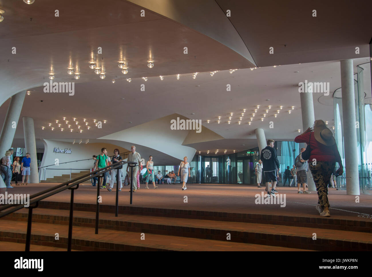 Inside the Elbphilharmonie concert hall, Hamburg, Germany Stock Photo