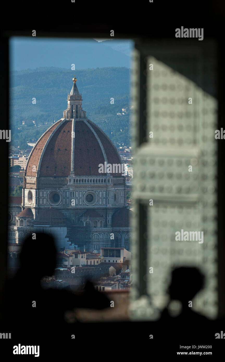 Cupola (dome) by Filippo Brunelleschi in Gothic Cattedrale di Santa