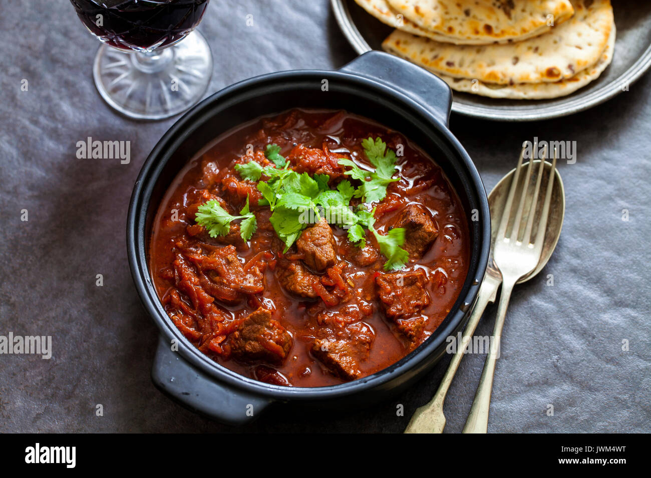 Beef and beetroot curry Stock Photo Alamy