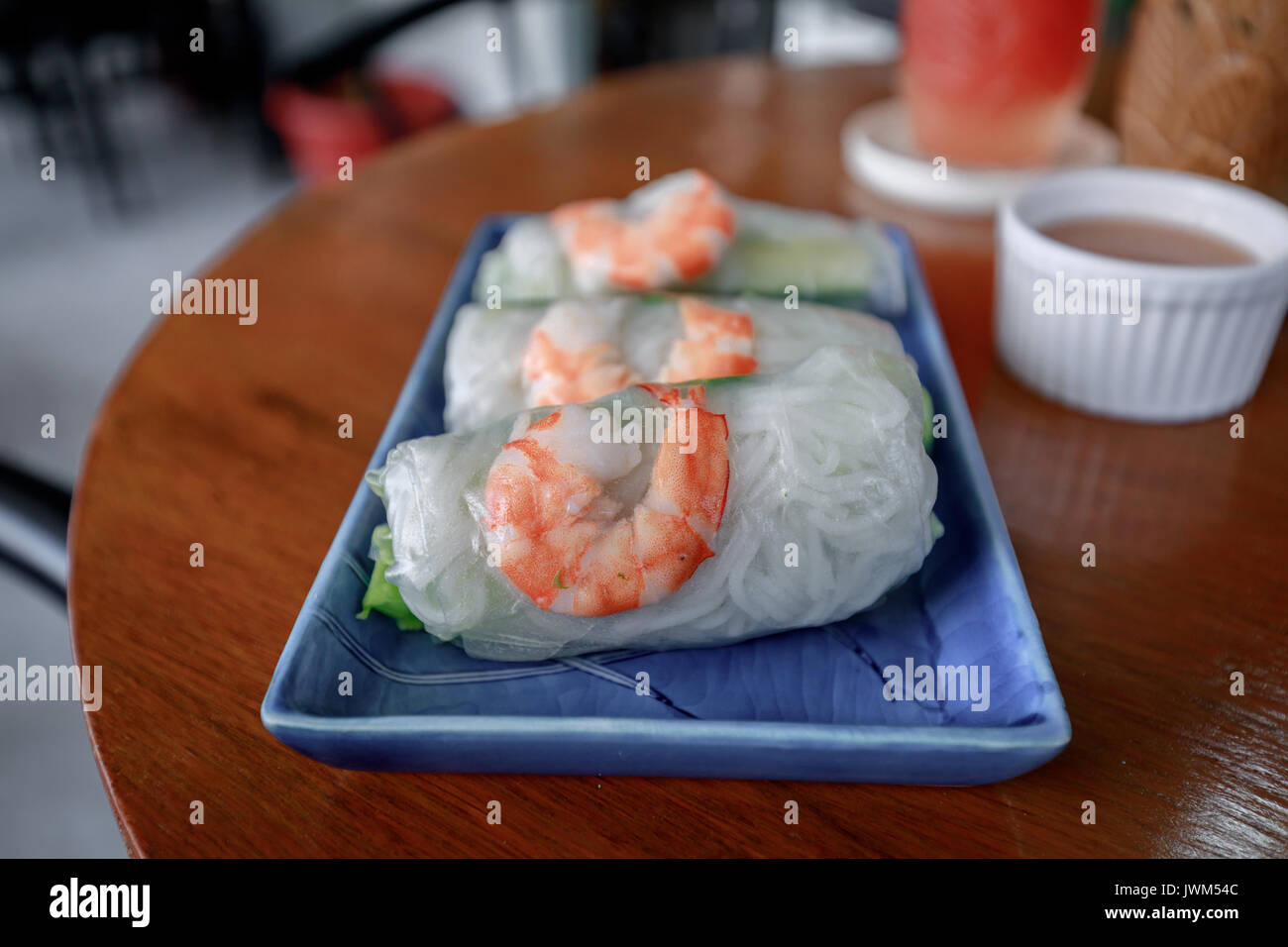 Vietnamese Shrimp spring rolls cuisine Stock Photo - Alamy