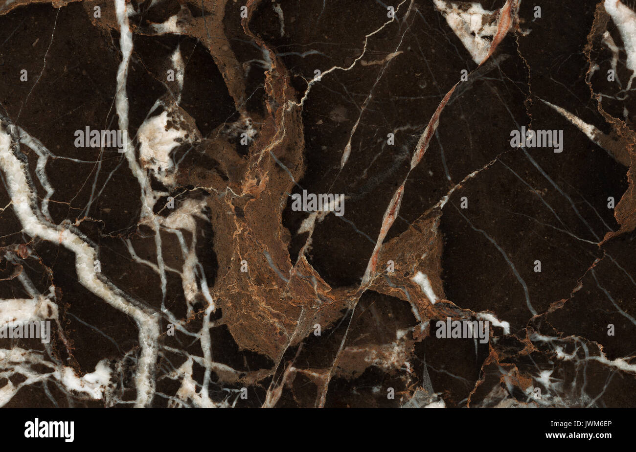 Beautiful brown marble tile with white veins Stock Photo Alamy