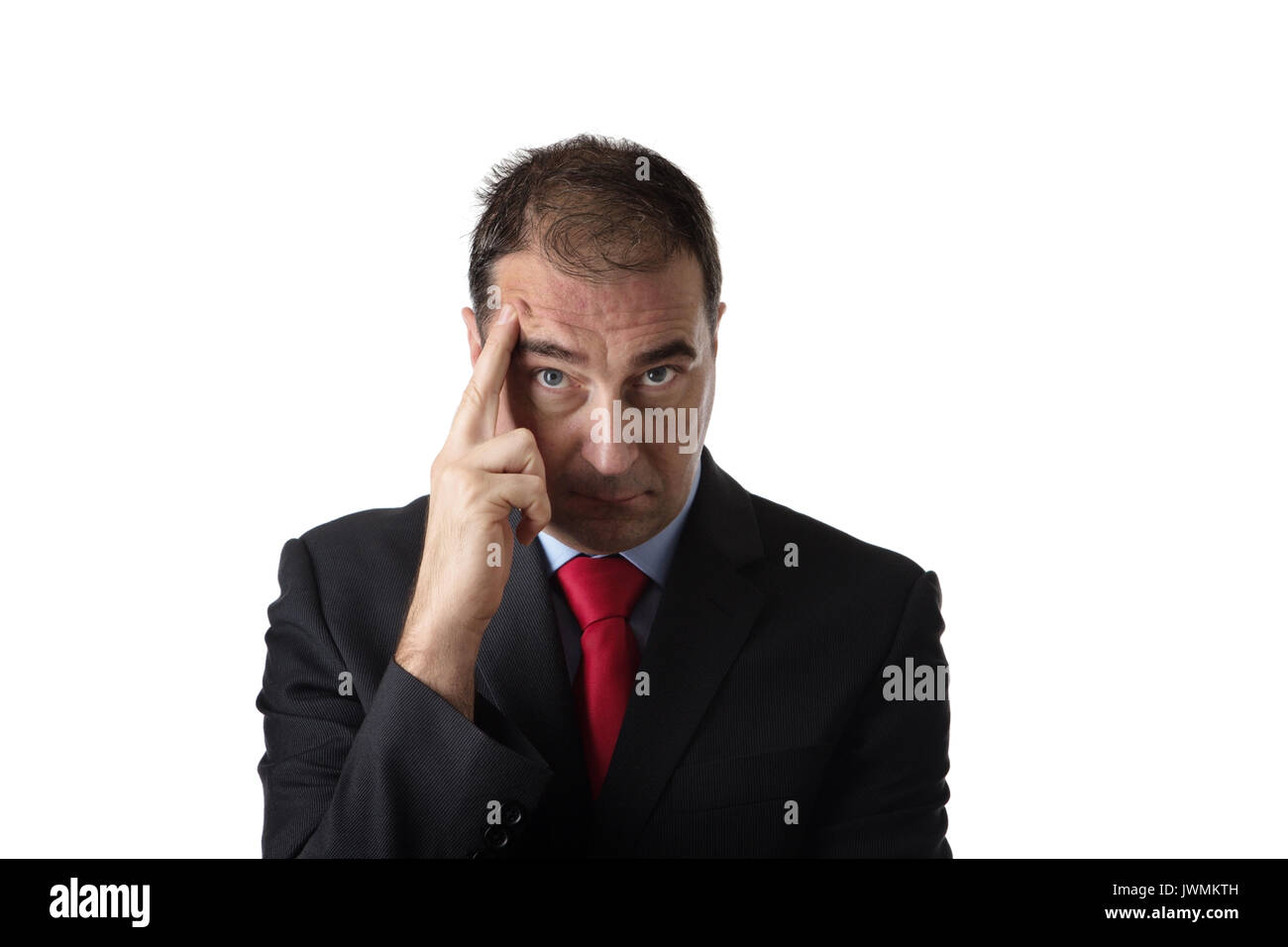 Deep thought business man hi-res stock photography and images - Alamy