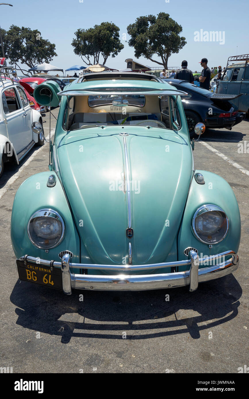 German car enthusiasts gather to socialize and display their vintage