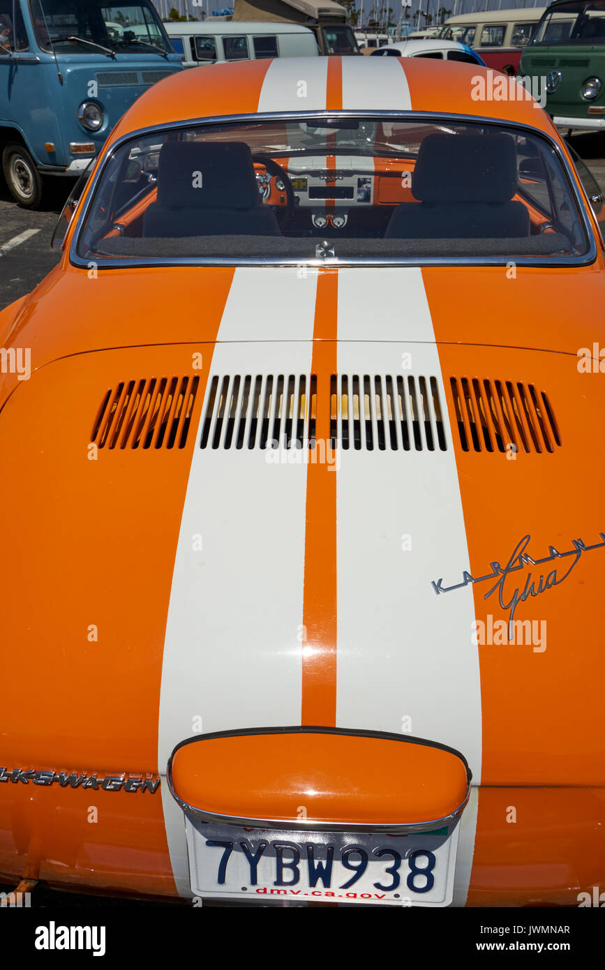 German car enthusiasts gather to socialize and display their vintage