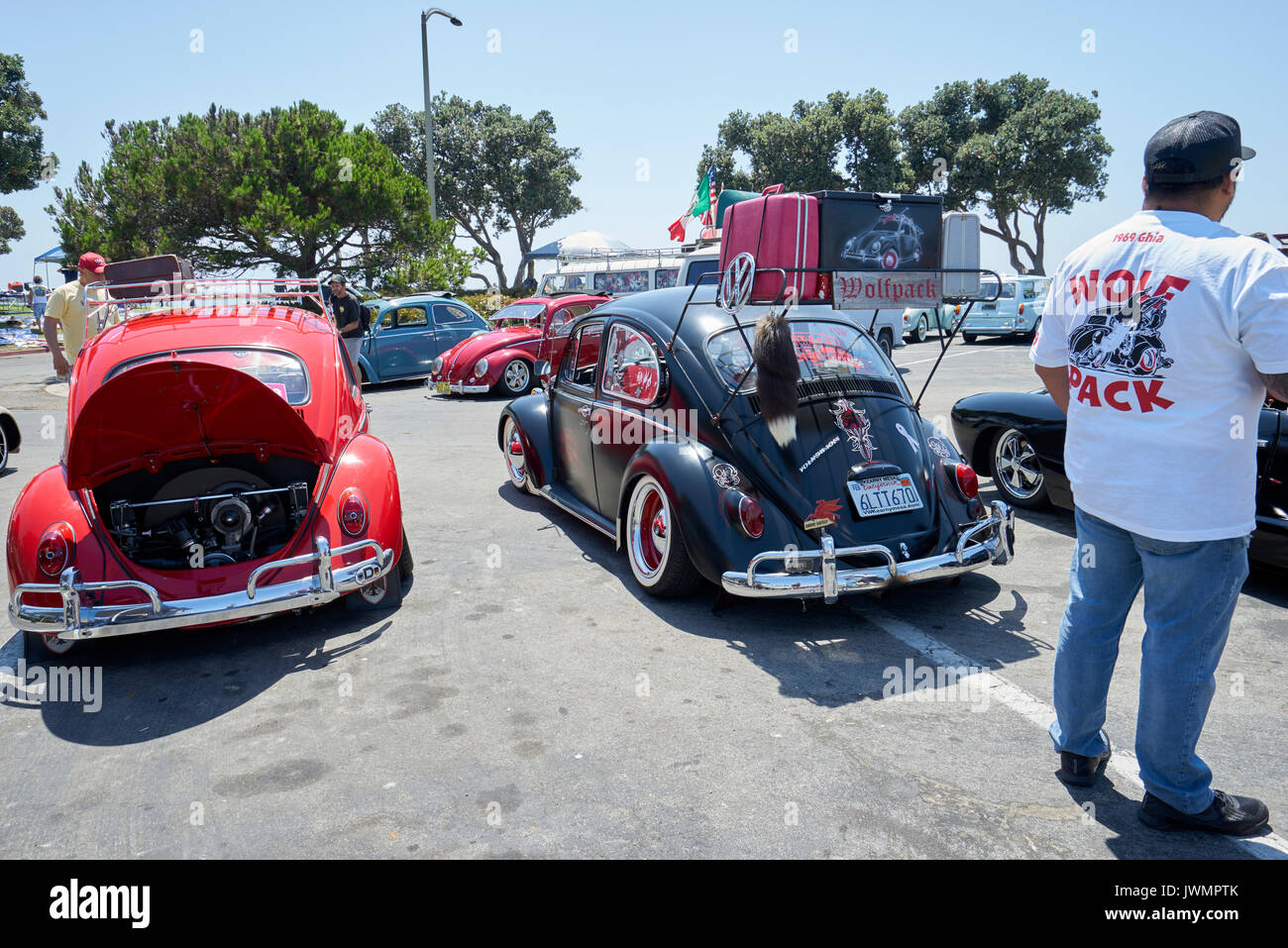 German car enthusiasts gather to socialize and display their vintage