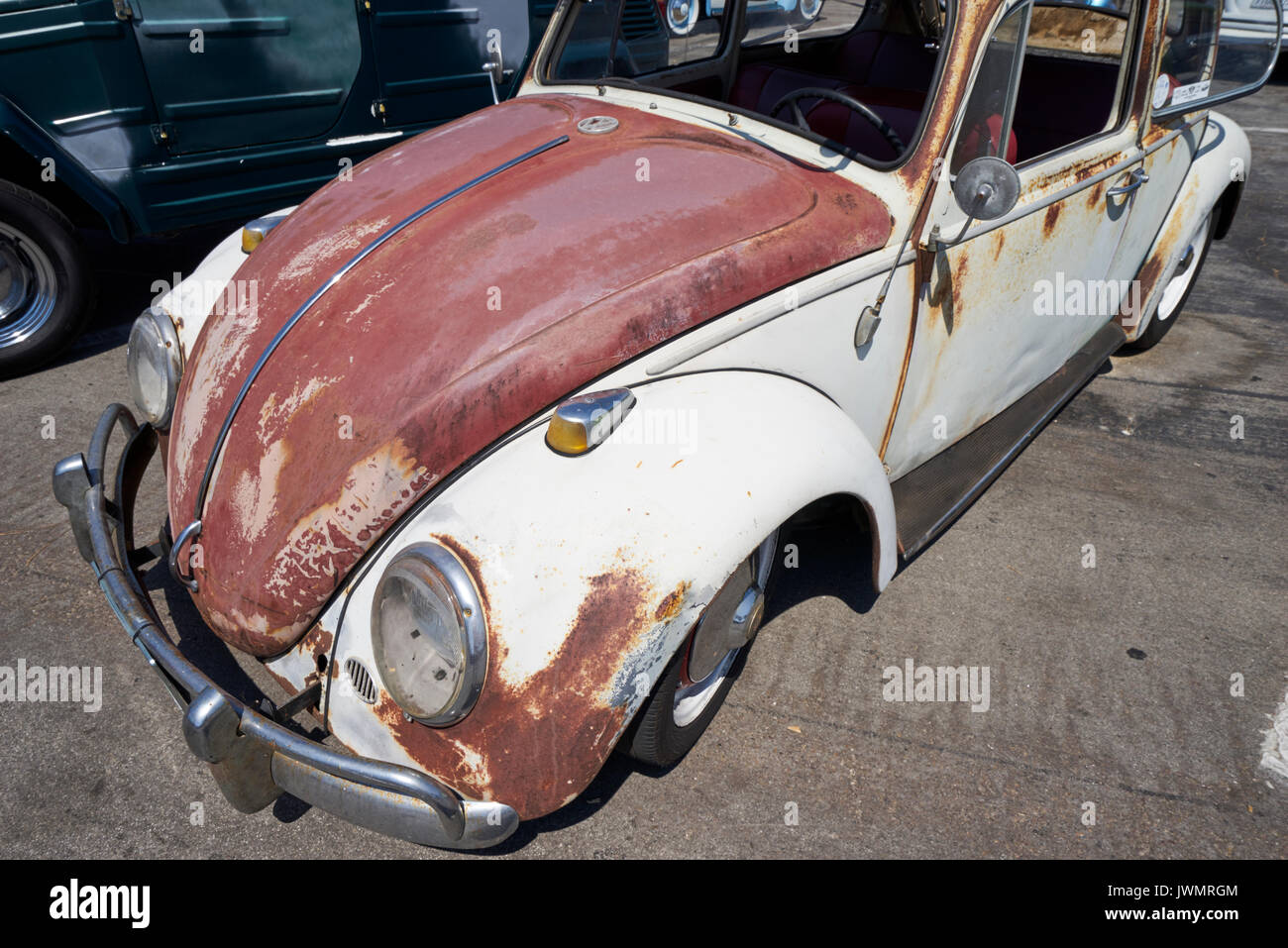 German car enthusiasts gather to socialize and display their vintage