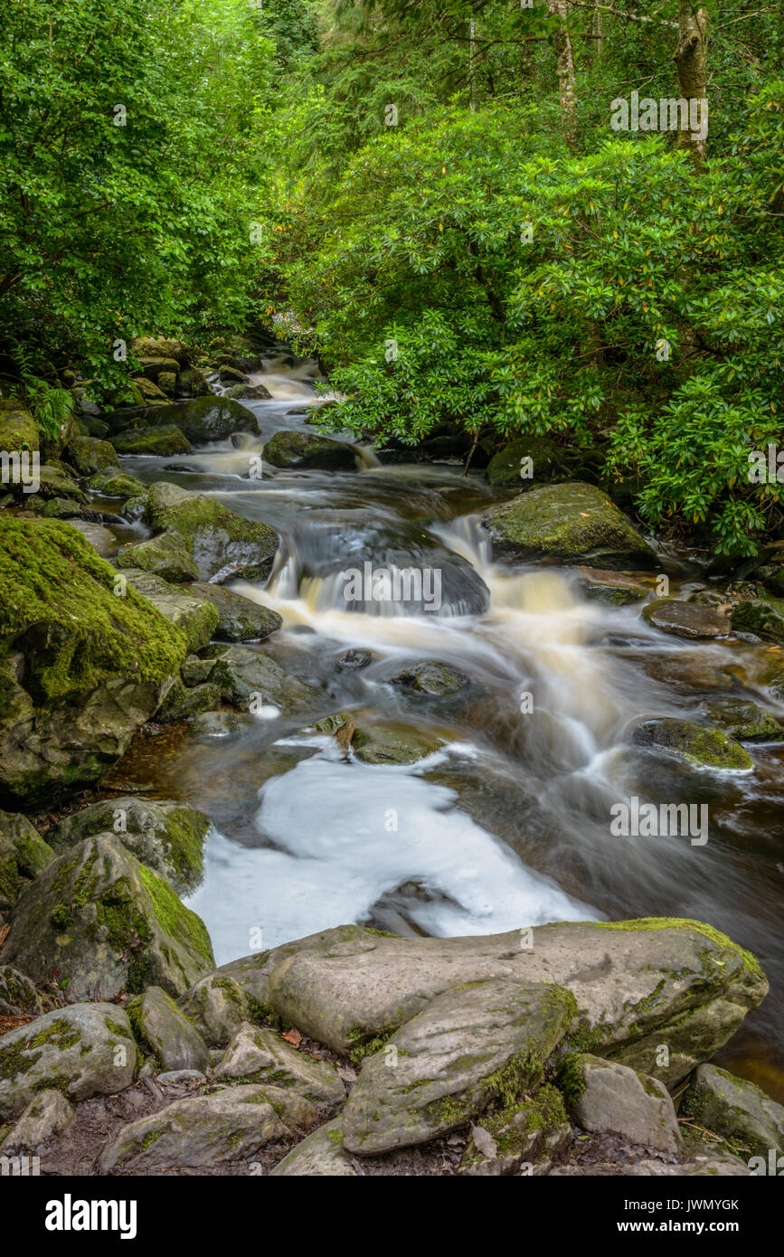 Torc Waterfall Ireland Ring of Kerry Stock Photo