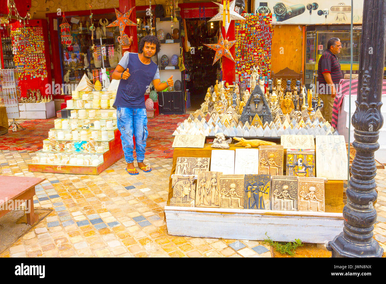 Egypt alabaster shop hires stock photography and images Alamy