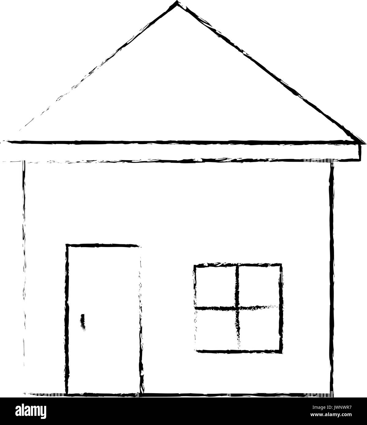 House real estate over white background vector Stock Vector Image & Art ...