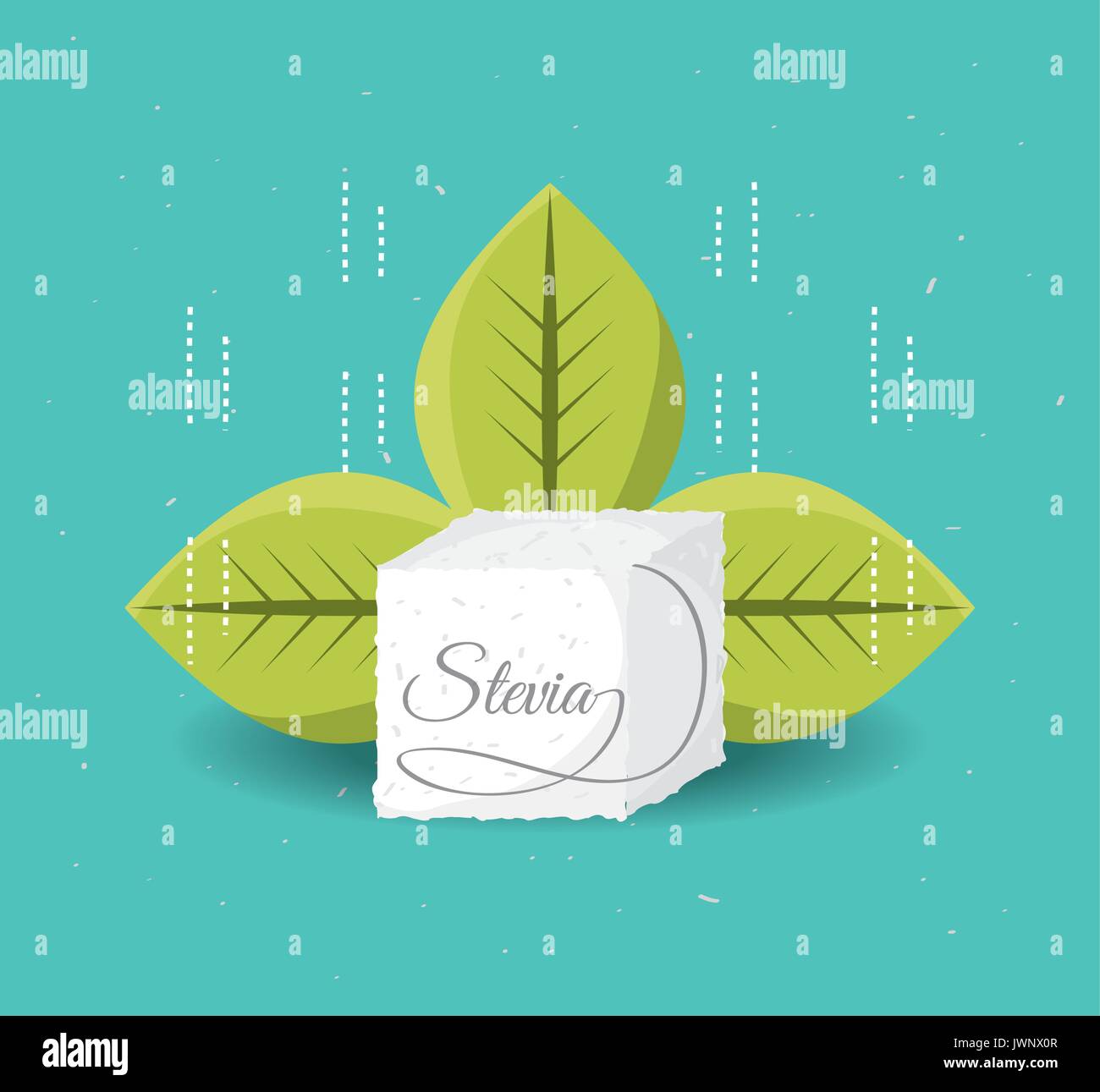 stevia natural sweetener with leaves Stock Vector Image & Art Alamy