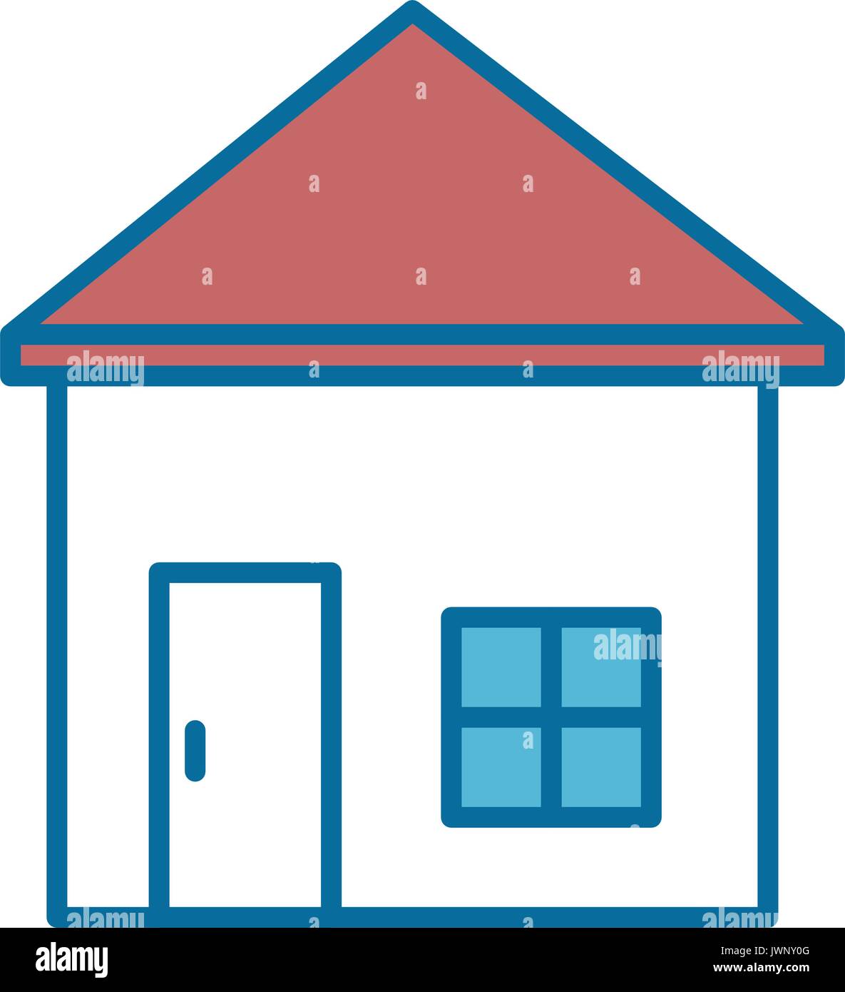 house icon over white background vector illustration Stock Vector Image ...