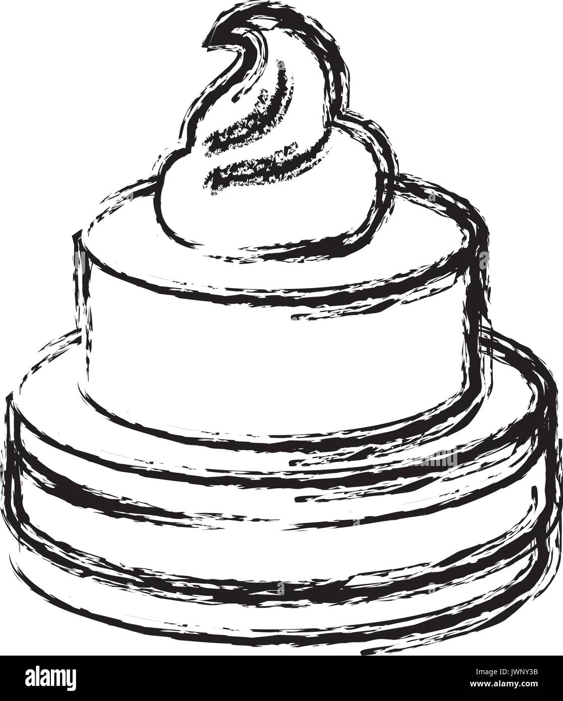 sweet cake icon Stock Vector Image & Art - Alamy