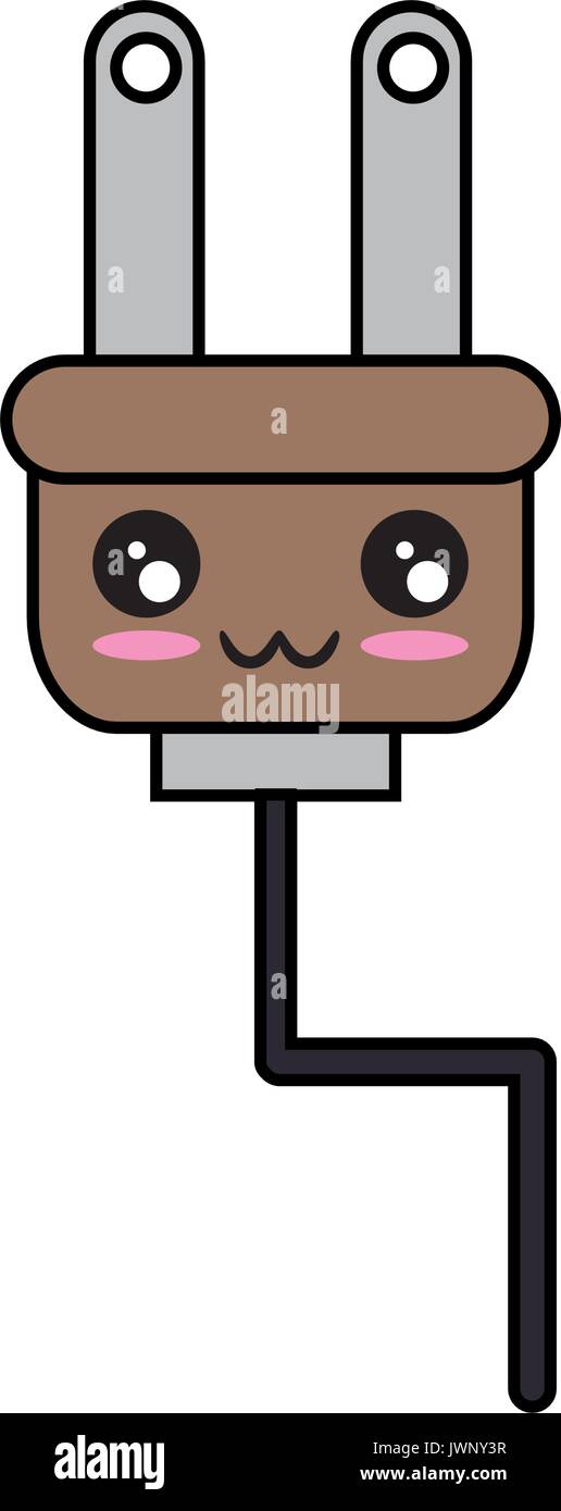electric plug icon over white background vector illustration Stock ...