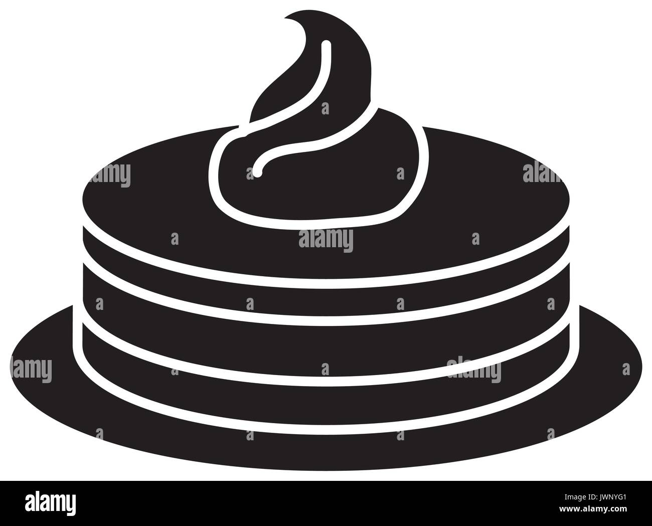sweet cake icon Stock Vector Image & Art - Alamy