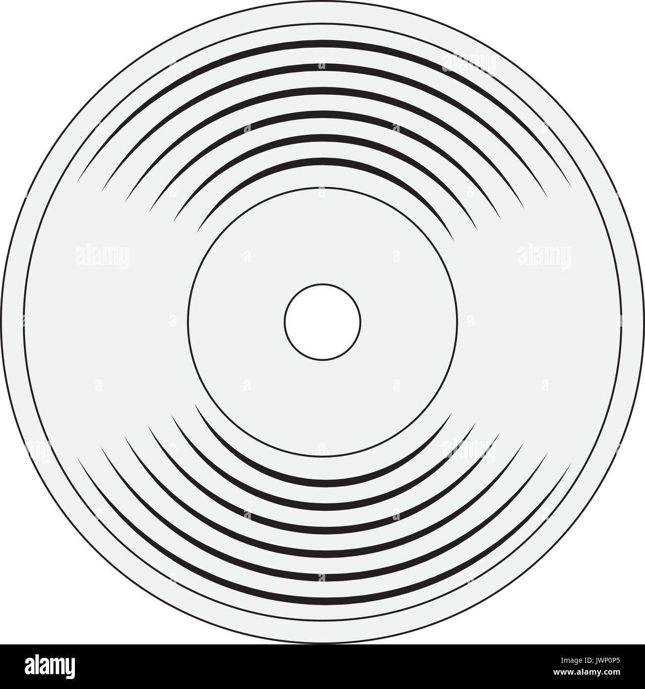 vinyl icon over white background vector illustration Stock Vector Image ...
