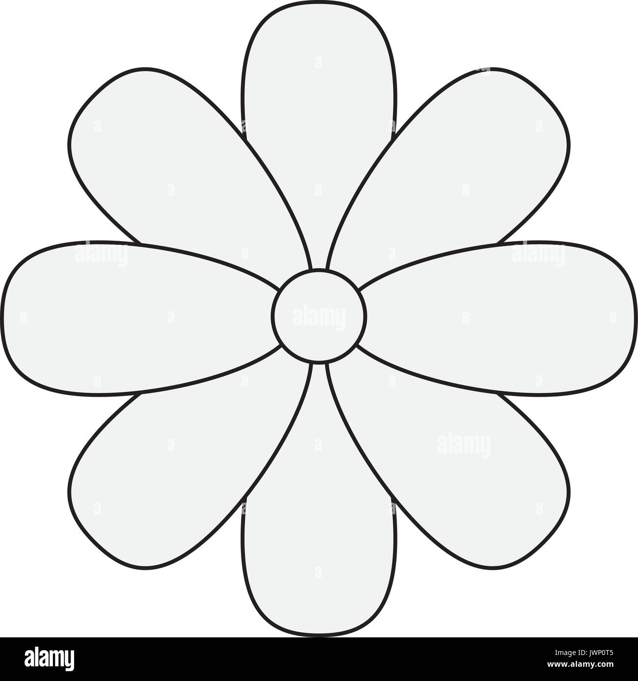 beautiful flower icon over white background vector illustration Stock ...