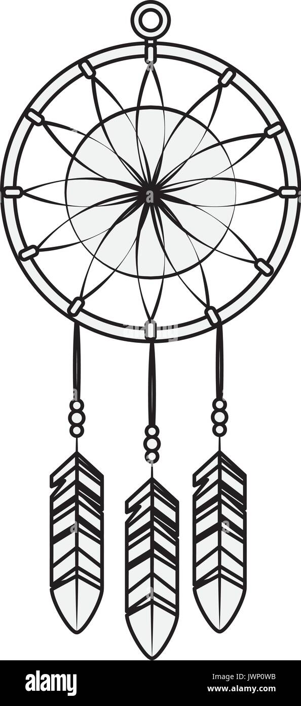 Dreamcatcher Black and White Stock Photos & Images - Alamy