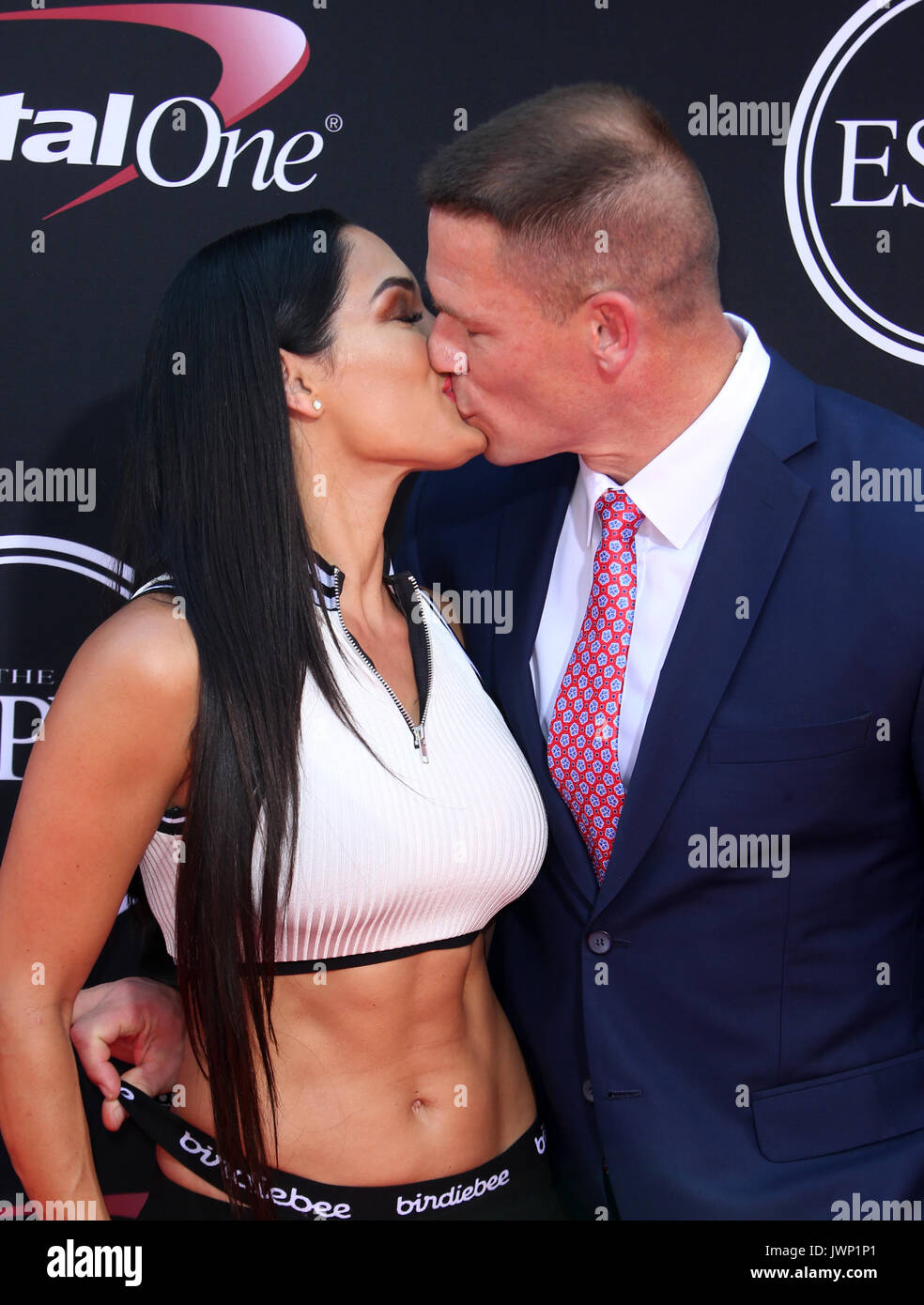 john cena and his wife kissing